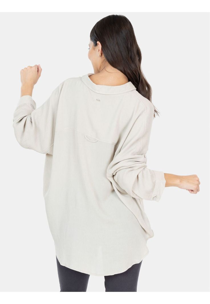 Blusa ML Heaven Khaki Mujer Maui And Sons-1