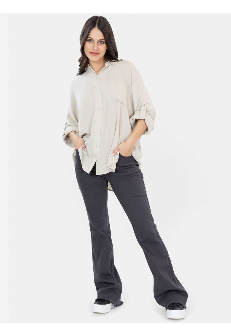 Blusa ML Heaven Khaki Mujer Maui And Sons-2