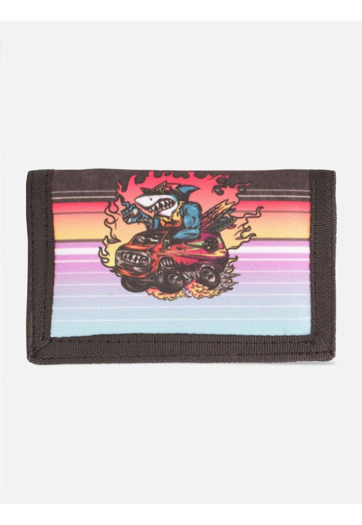 Billetera Shark Flame Van Multicolor Nino Maui and sons Diseno 1