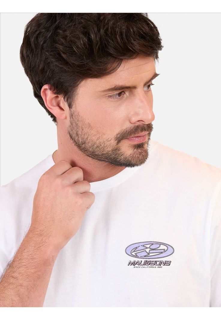 Polera MC Since California Blanco Hombre Maui And Sons-2
