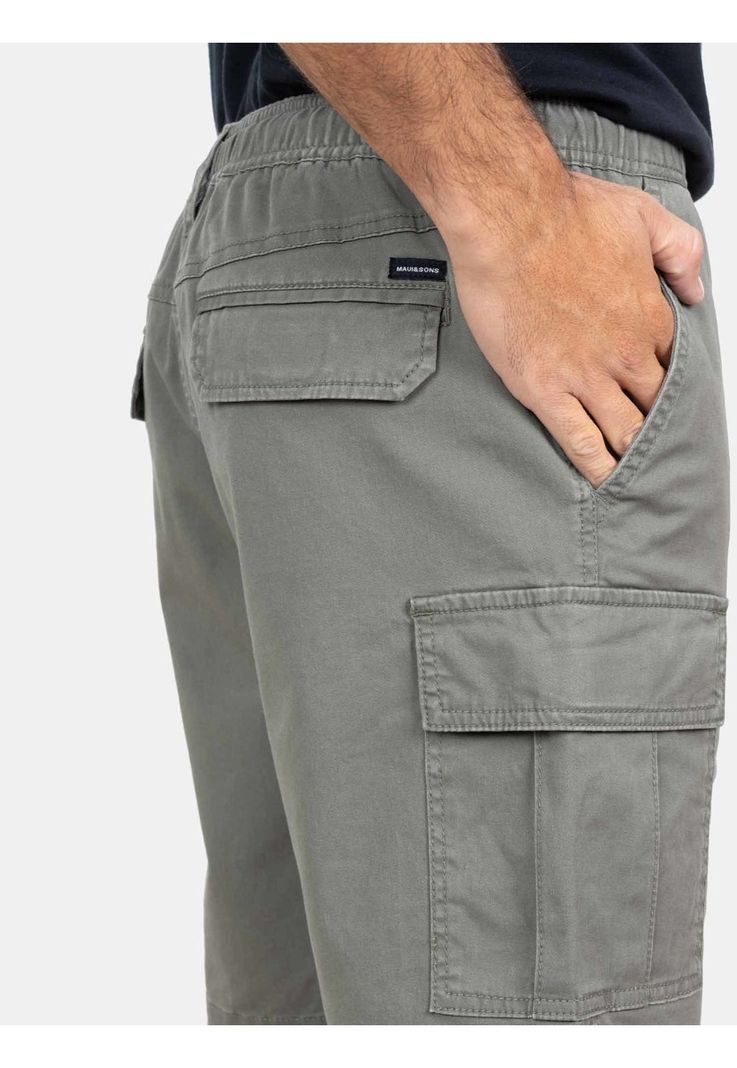 Bermuda Jogger Minute Verde Hombre Maui And Sons-3