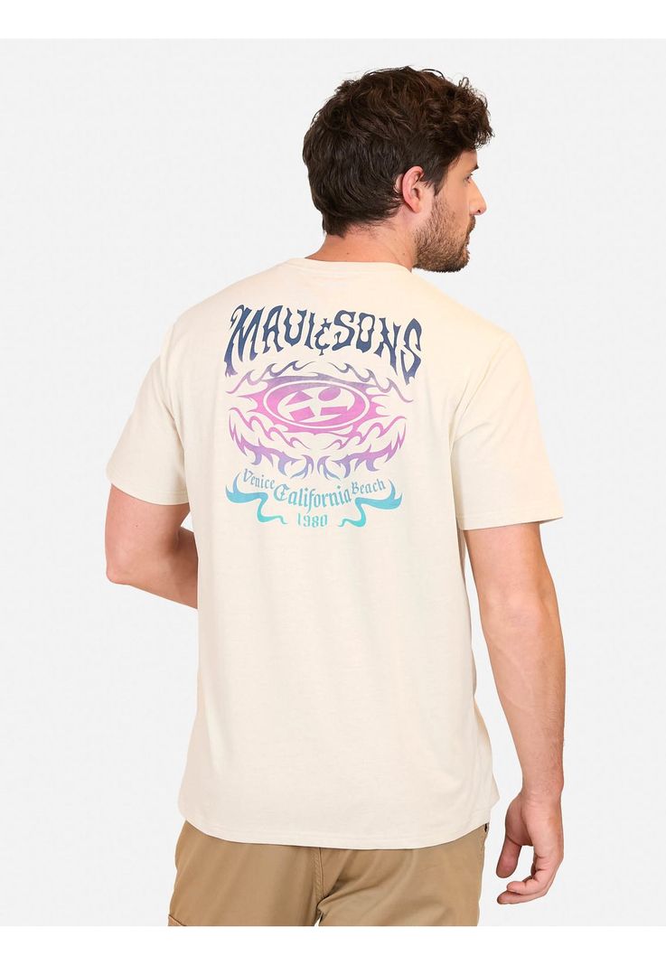 Polera MC Beachcomber Beige Hombre Maui And Sons-1