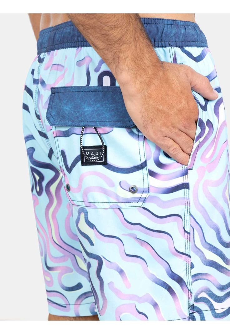 Traje De Baño Wave Rider Multicolor Hombre Maui And Sons-2