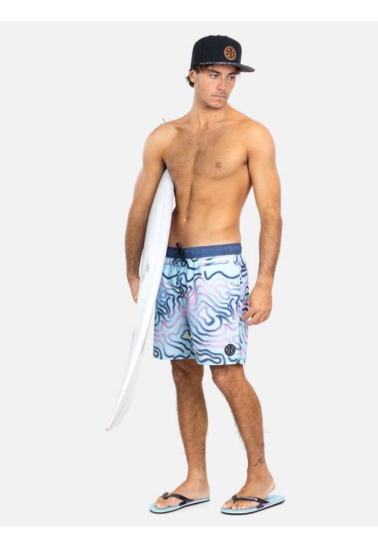 Traje De Baño Wave Rider Multicolor Hombre Maui And Sons-3