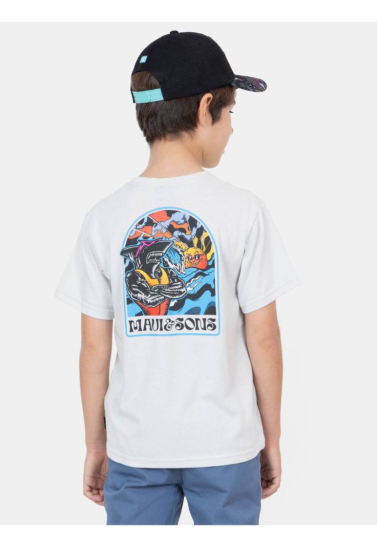 Polera MC Wipeout Beige Niño Maui And Sons-3