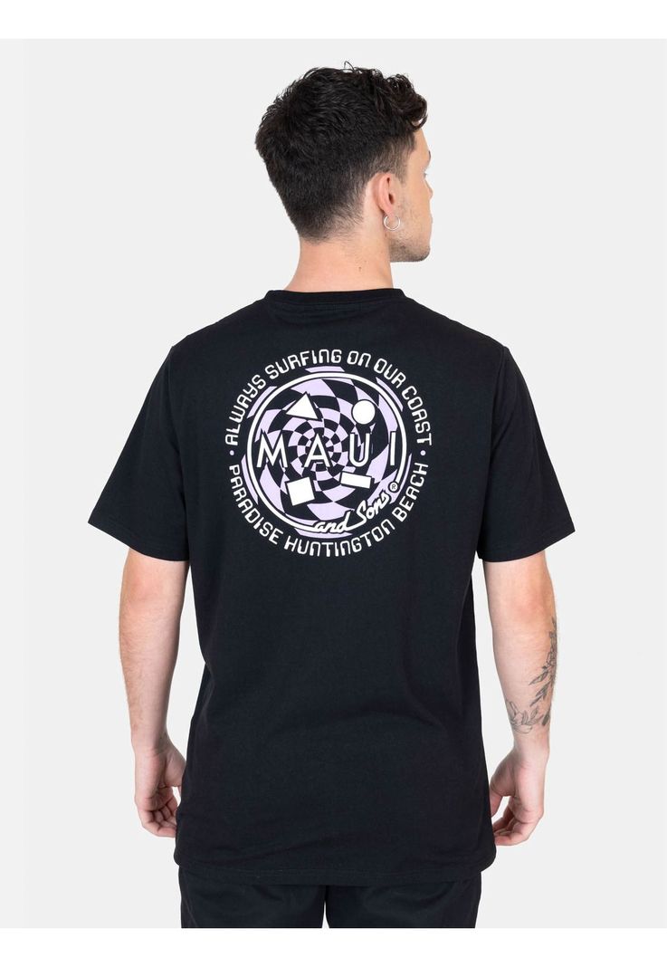 Polera MC Energy Negro Hombre Maui And Sons-1