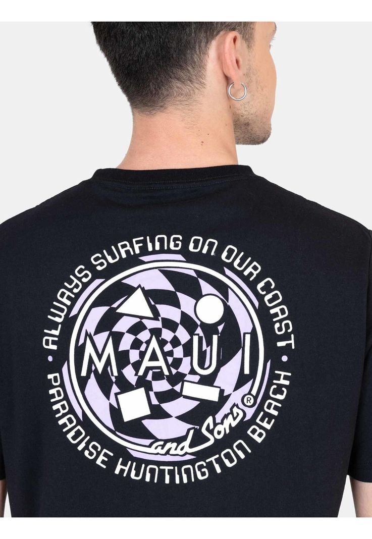 Polera MC Energy Negro Hombre Maui And Sons-2