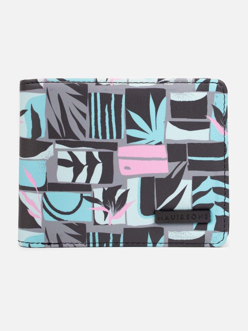 Billetera Flora Multicolor Hombre Maui And Sons Surtido