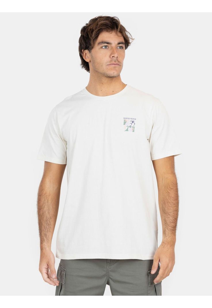 Polera MC Island Magic Surf Tees  Beige Hombre Maui And Sons-0