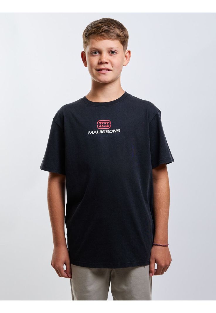 Polera MC Rubber Negro Infantil Maui And Sons 10