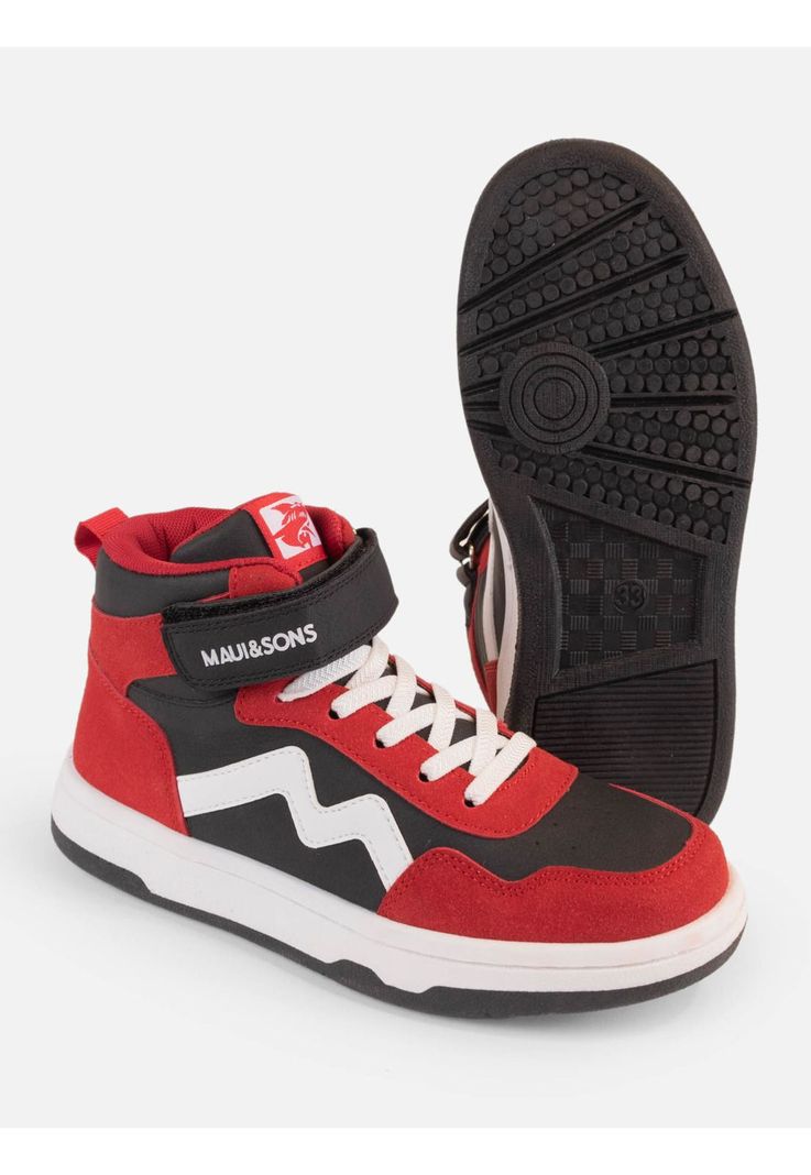 Zapatilla Shore Rojo Infantil Maui And Sons-3
