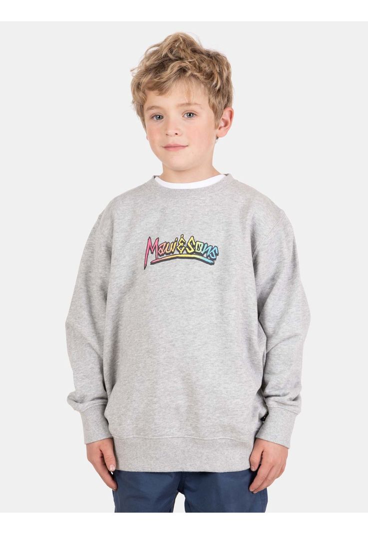 Poleron CR Makani Gris Infantil Maui And Sons 4