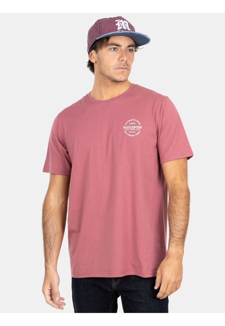 Polera MC The Symbols Of Nature  Rojo Hombre Maui And Sons-0