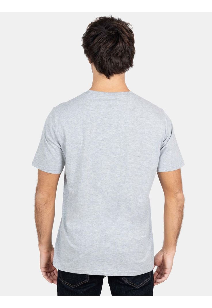 Polera MC Pocket Labels Gris Hombre Maui And Sons-1