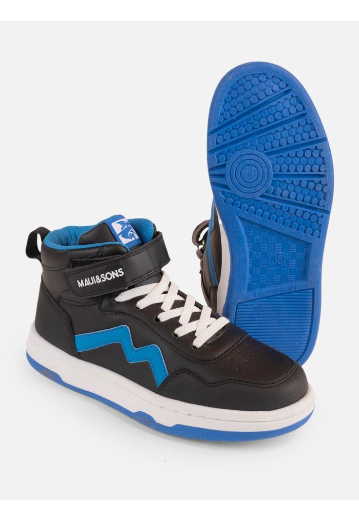 Zapatilla Nautika Negro Infantil Maui And Sons-3