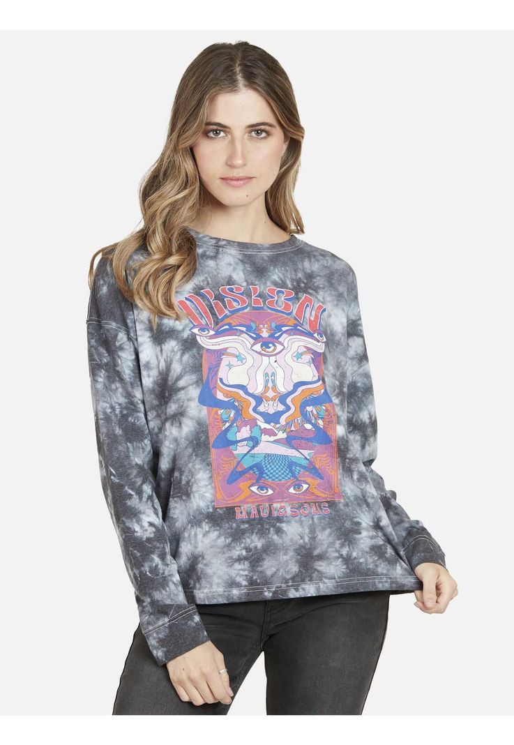 Polera Manga Larga MAGIC SAND Mujer Multicolor Maui & Sons-0