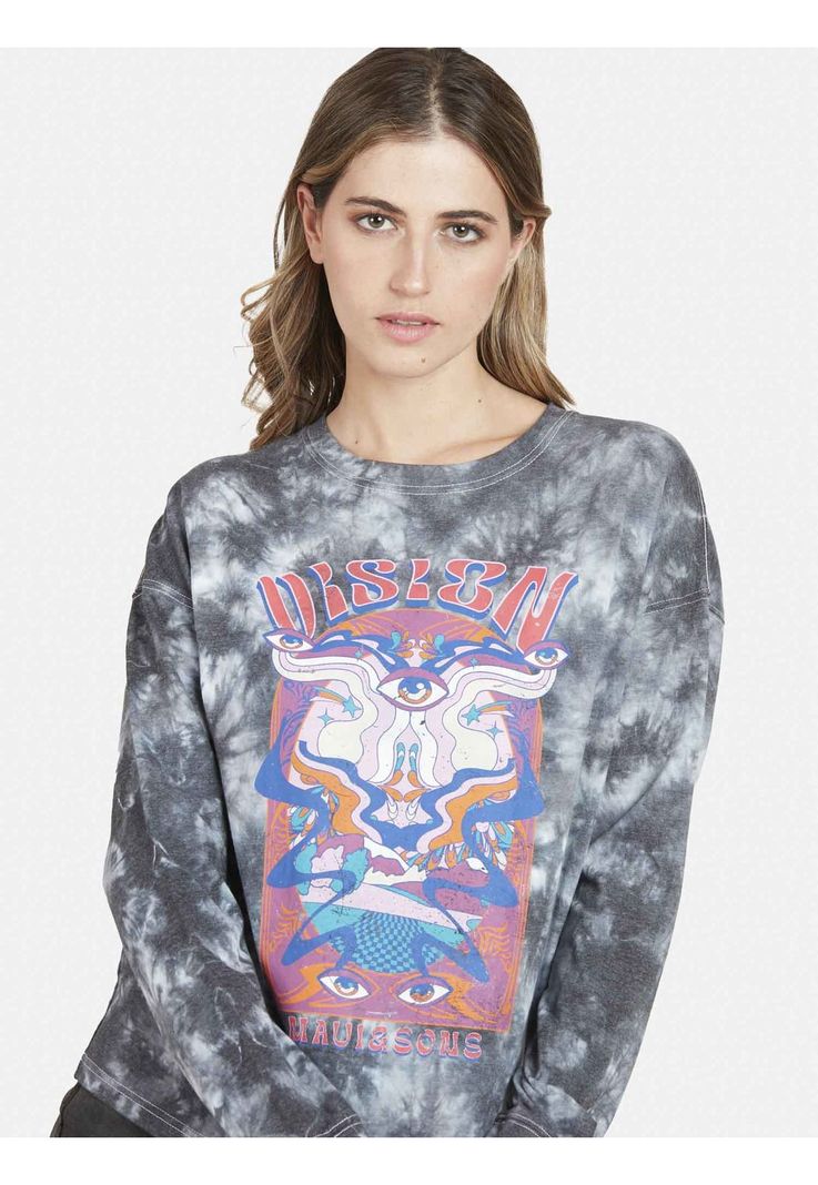 Polera Manga Larga MAGIC SAND Mujer Multicolor Maui & Sons-2
