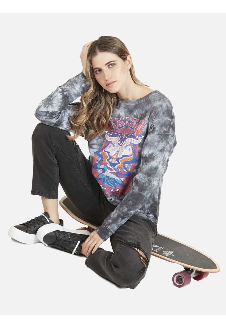Polera Manga Larga MAGIC SAND Mujer Multicolor Maui & Sons-3