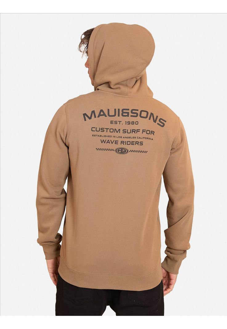 Poleron FZ Dante Khaki Hombre Maui and Sons-1