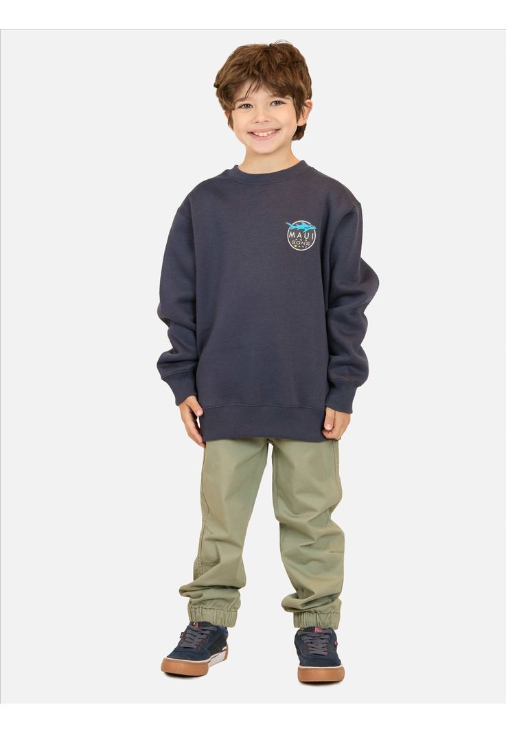 Poleron CR Lava Azul Infantil Maui and Sons-3
