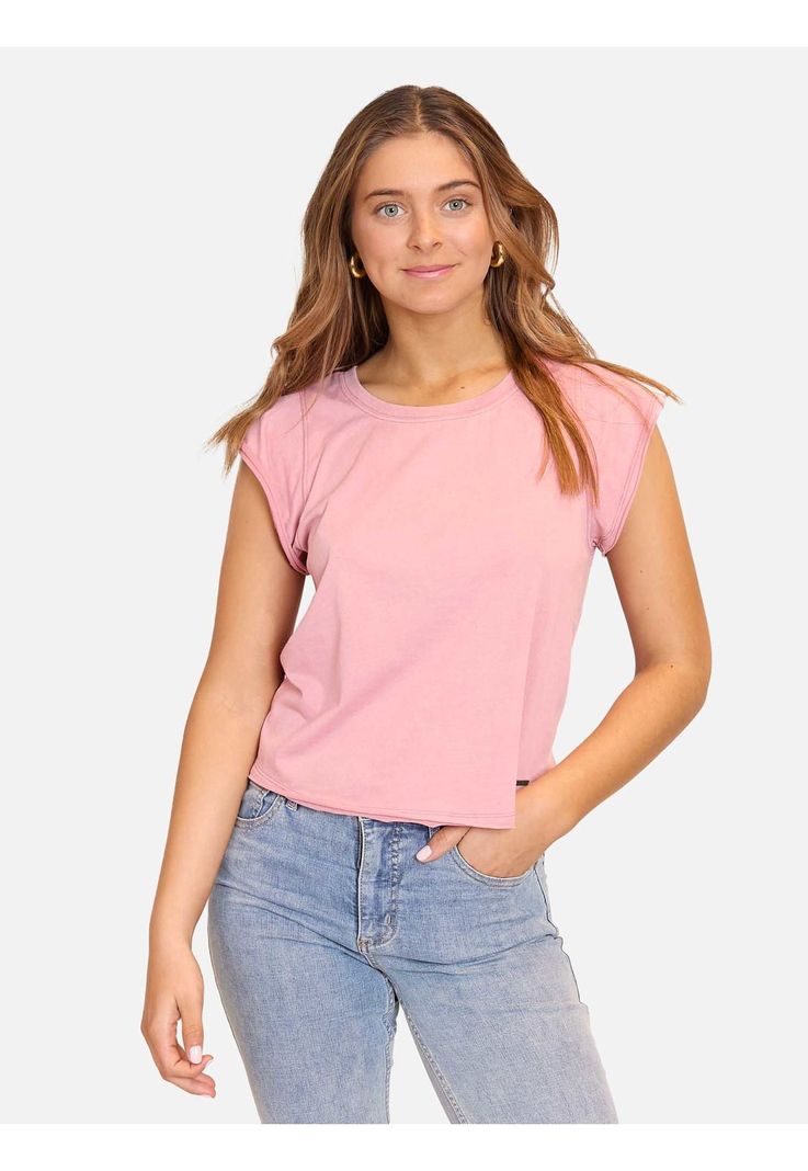 Polera MC Powell Rosado Mujer Maui And Sons-0