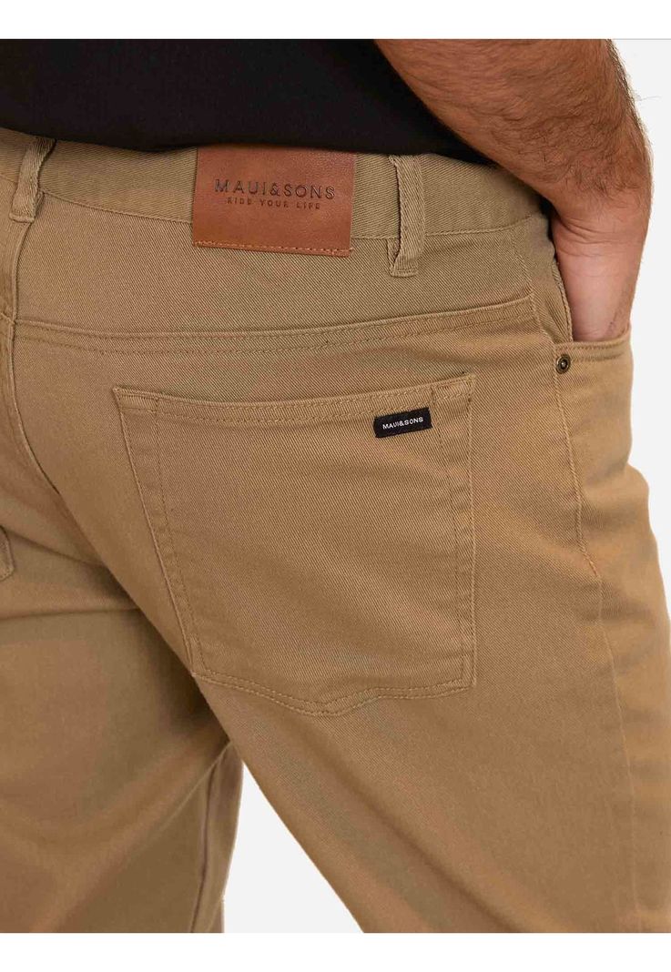 Pantalon Clasico Molokai Café Hombre Maui And Sons-3
