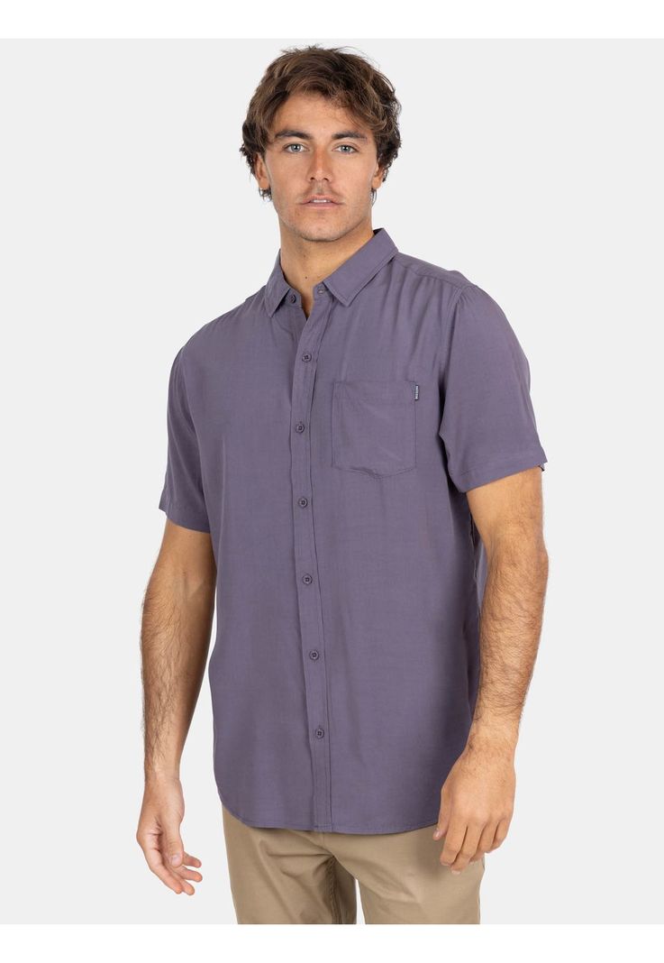 Camisa MC Pirte Morada Hombre Maui And Sons-0