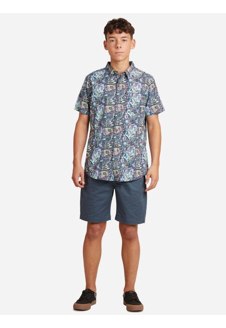 Camisa Mc 5C905 Juvenil Hombre Multicolor Maui And Sons-3