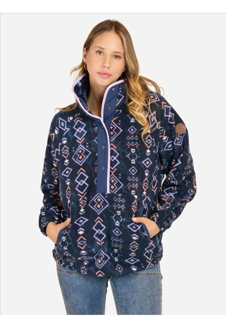 Poleron Micropolar Coral Multicolor Mujer Maui And Sons-0