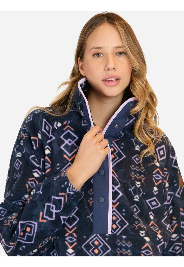 Poleron Micropolar Coral Multicolor Mujer Maui And Sons-2