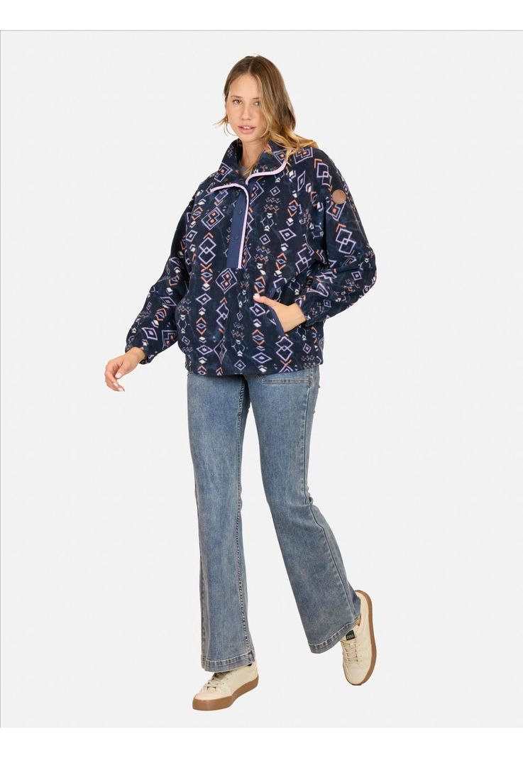 Poleron Micropolar Coral Multicolor Mujer Maui And Sons-3