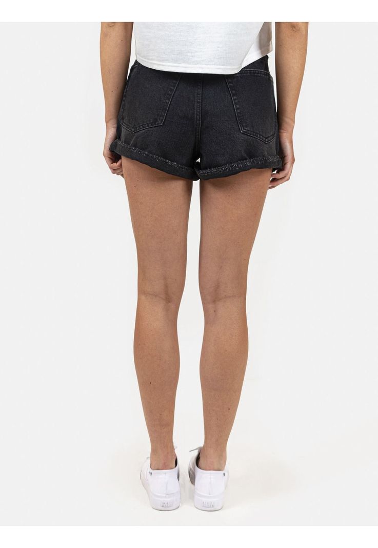 Short Jeans 5B636 Mujer Negro Maui And Sons-1