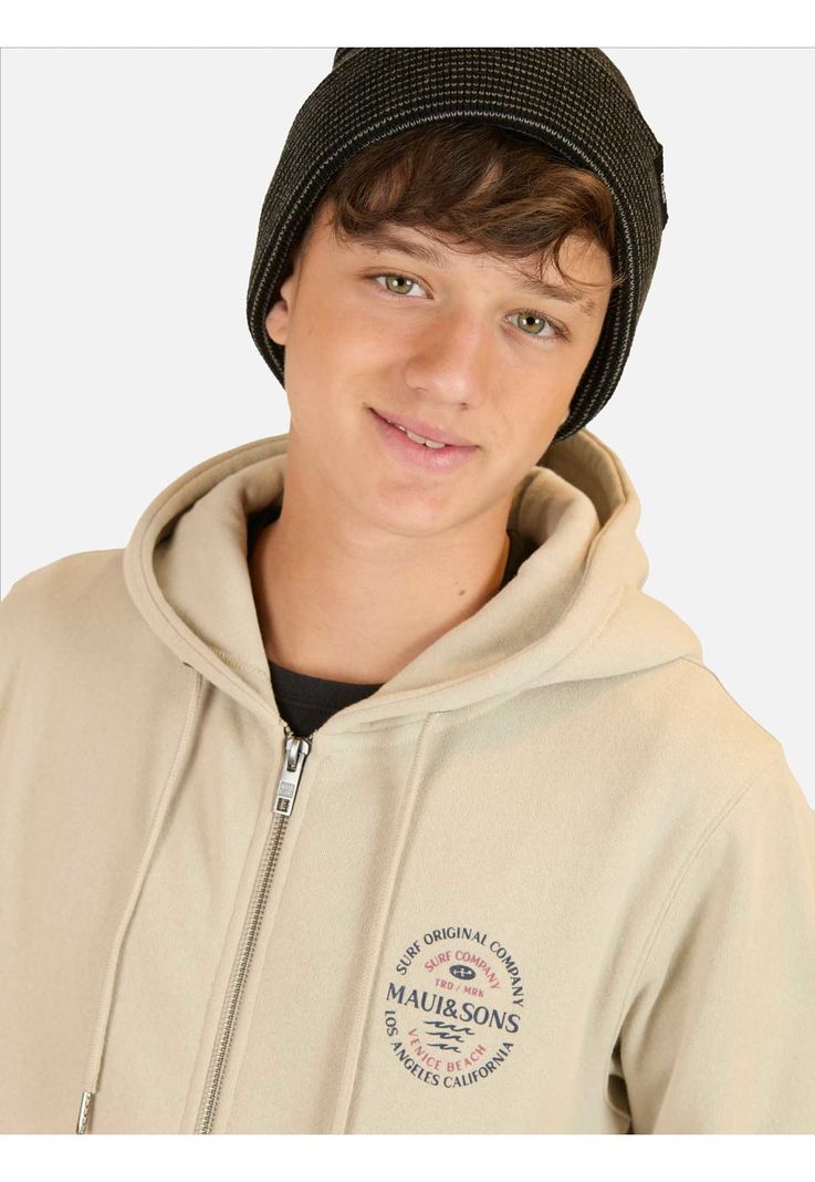 Poleron FZ Spirit Beige Infantil Maui And Sons-2