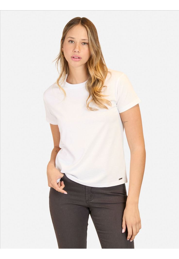 Polera MC Rhythm Blanco Mujer Maui And Sons-0