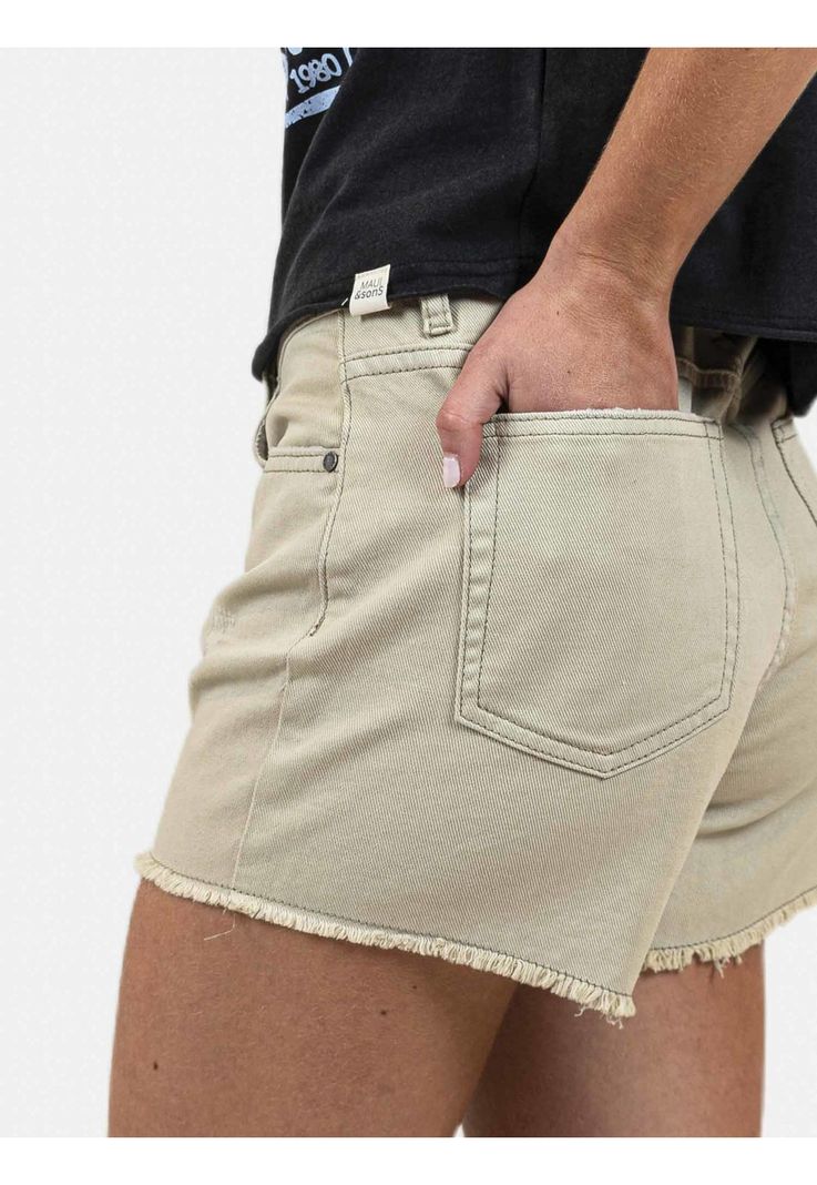 Short Jeans 5B1939 Mujer Verde Maui And Sons-2