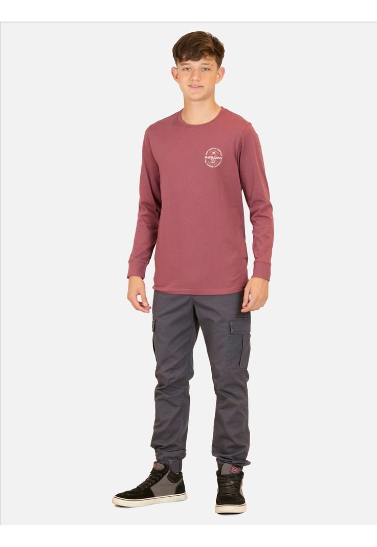 Polera ML Flamingo Rojo Infantil Maui And Sons-3
