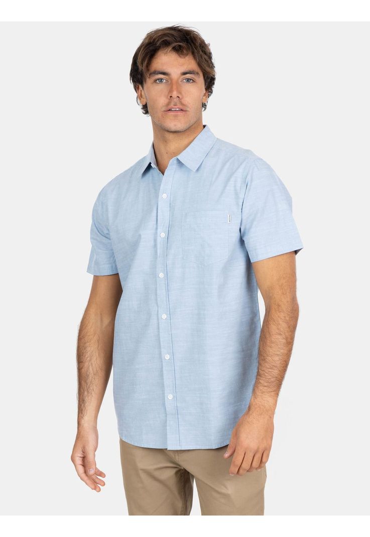 Camisa MC Fantasy Sty Azul Hombre Maui And Sons-0