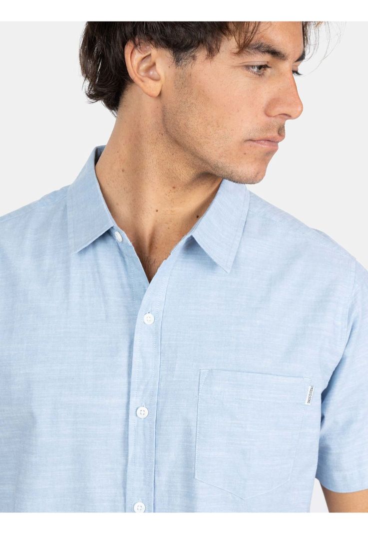 Camisa MC Fantasy Sty Azul Hombre Maui And Sons-2