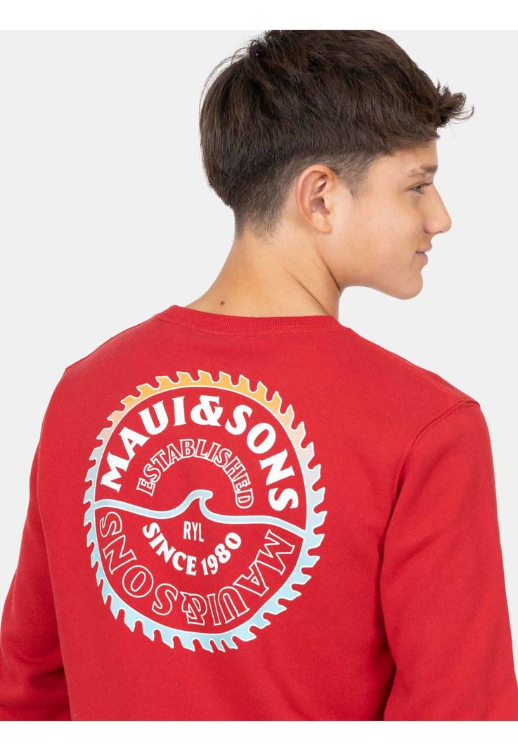 Poleron CR Carter Rojo Infantil Maui and Sons-3