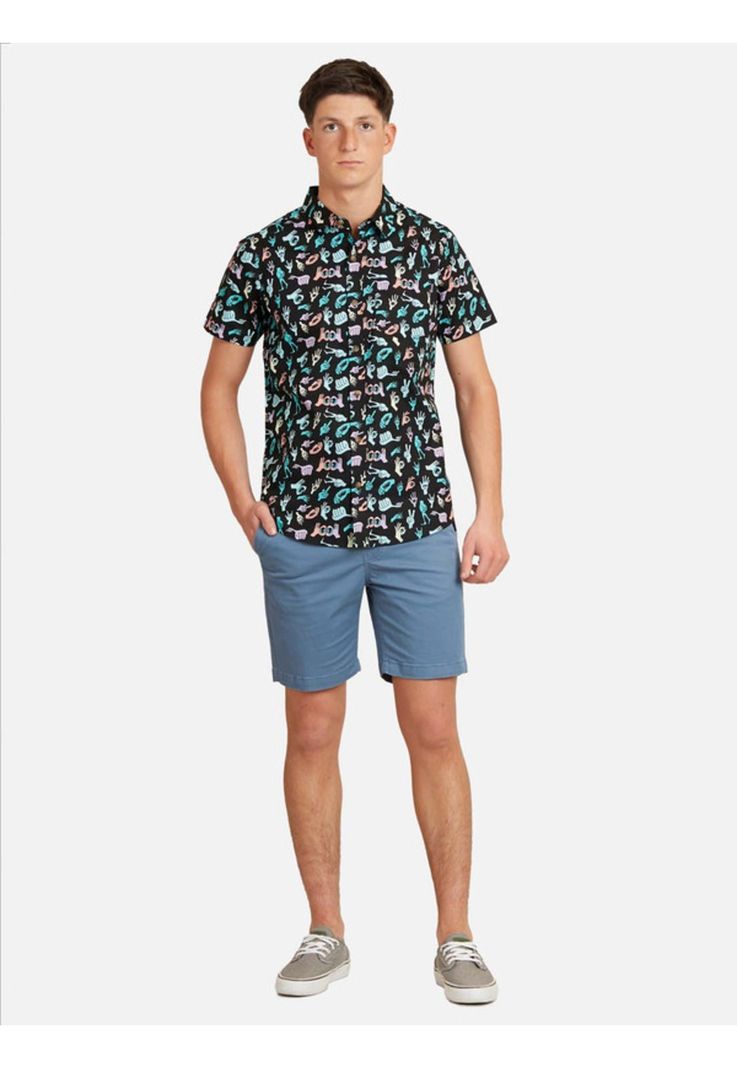 Camisa Mc 5C904 Juvenil Hombre Multicolor Maui And Sons-3
