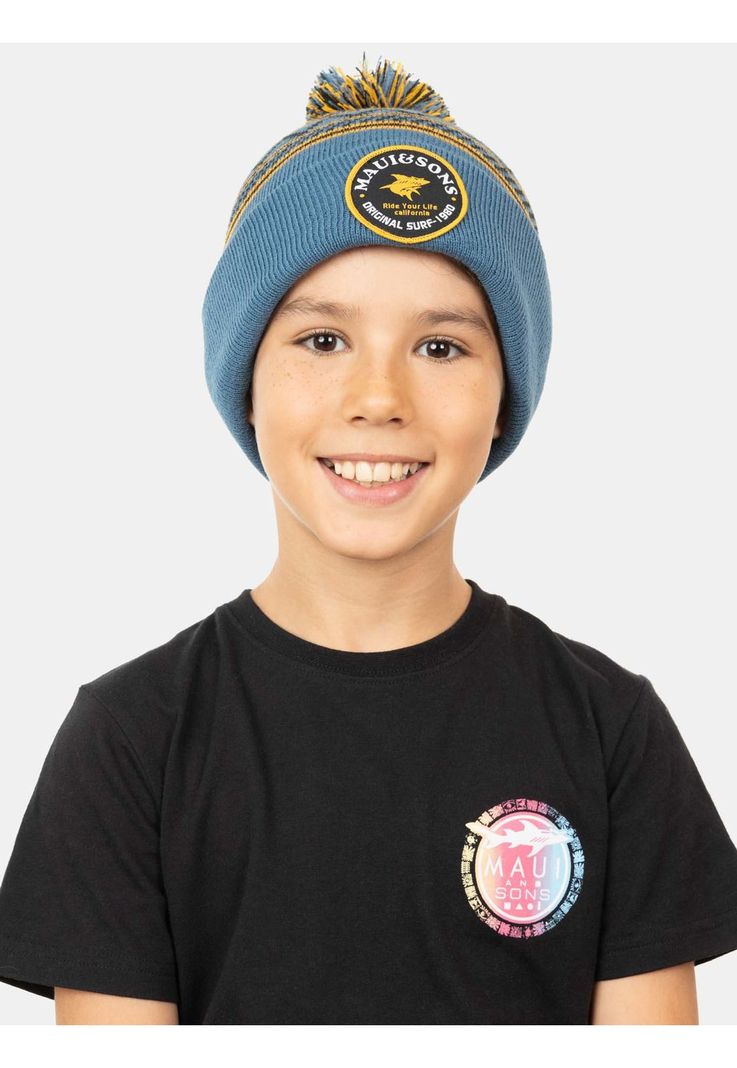 Gorro Tribu Shark Beanie Marino Niño Maui And Sons-1