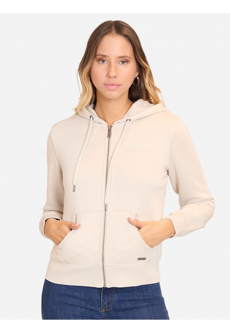 Poleron FZ Ember Beige Mujer Maui and Sons-0