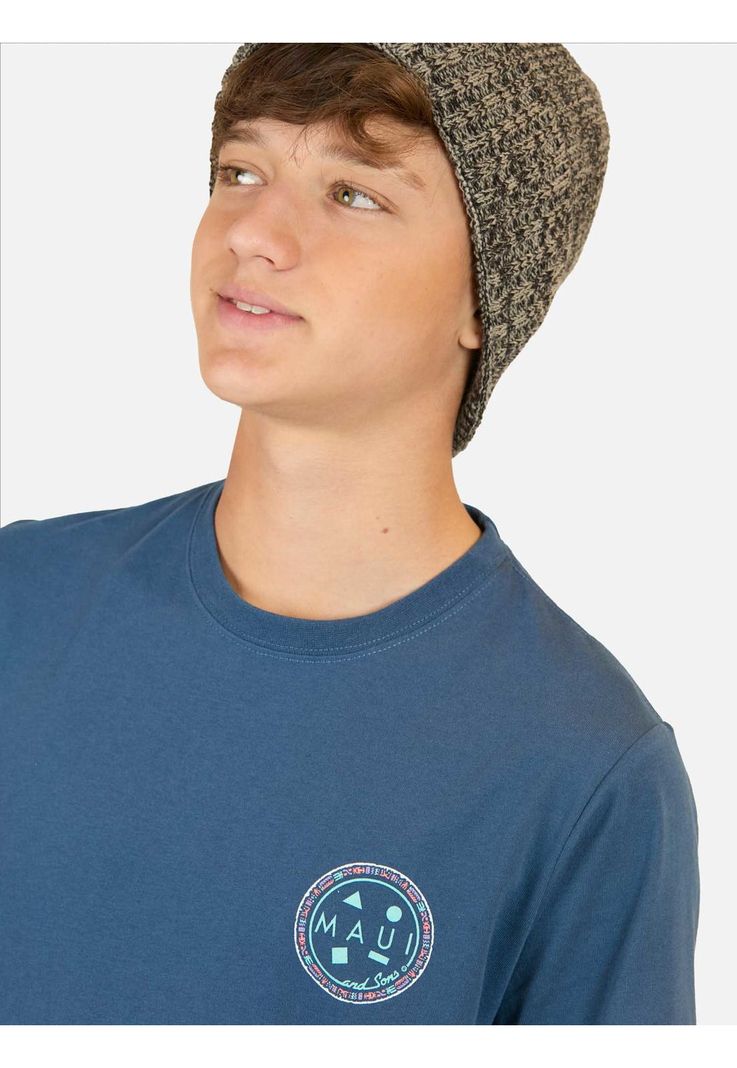 Polera MC Liquid Celeste infantil Maui And Sons-2