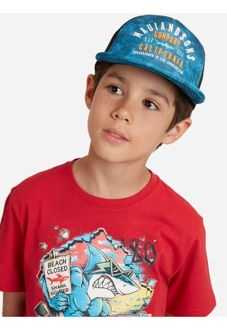 Pack Polera Jockey Infantil Rojo Maui and sons-2