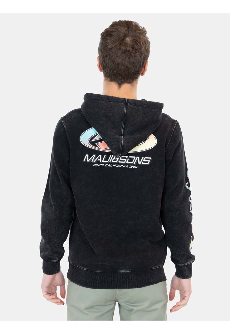 Poleron Canguro Parame Negro Infantil Maui and Sons-1