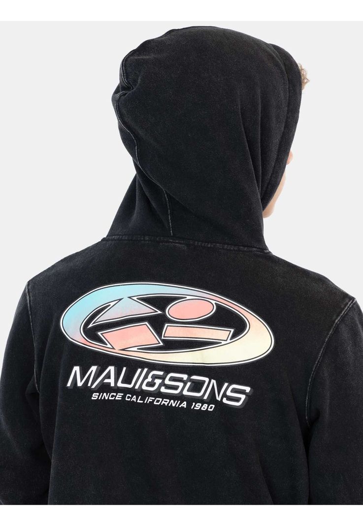 Poleron Canguro Parame Negro Infantil Maui and Sons-3