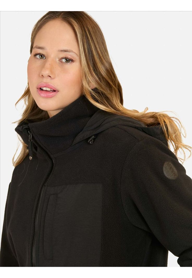 Poleron Micropolar Trek Negro Mujer Maui And Sons-2