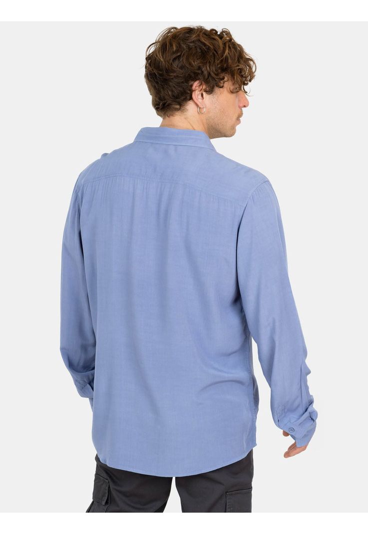 Camisa ML Sunset Shore Azul Hombre Maui And Sons-1