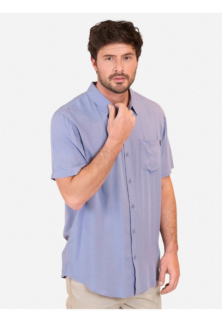 Camisa MC Pirte Azul Hombre Maui And Sons-0