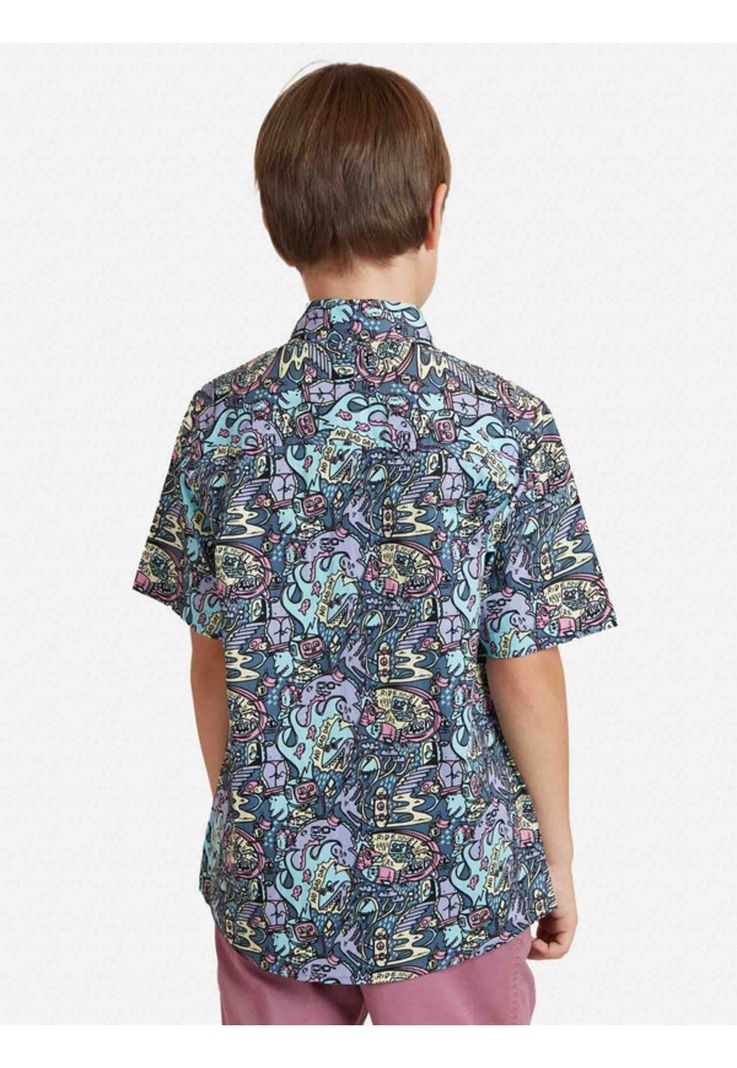 Camisa Comics Shirt Niño Multicolor Maui And Sons-1